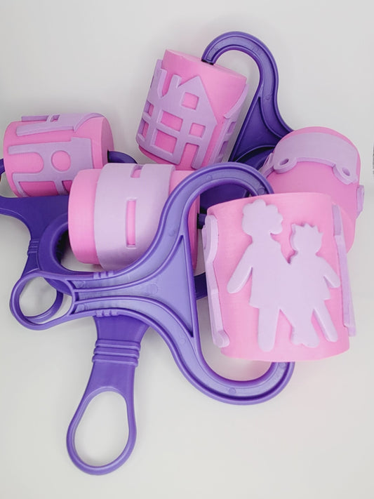 Picture Roller Stampers: Town Scene