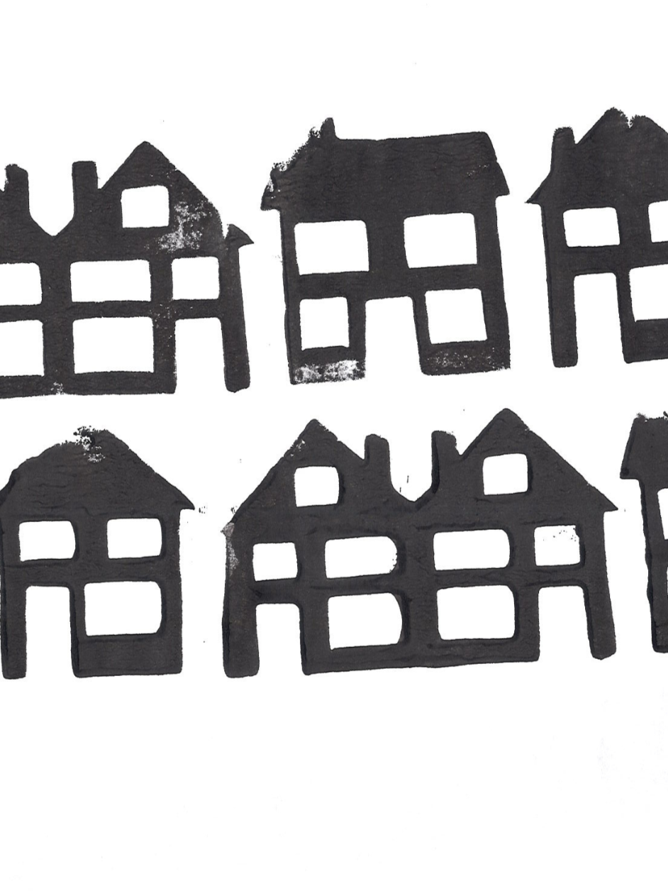 Picture Roller Stampers: Town Scene