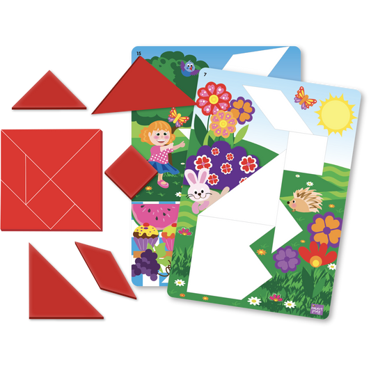 Tangram Picture Puzzles *Build Pictures with Shapes