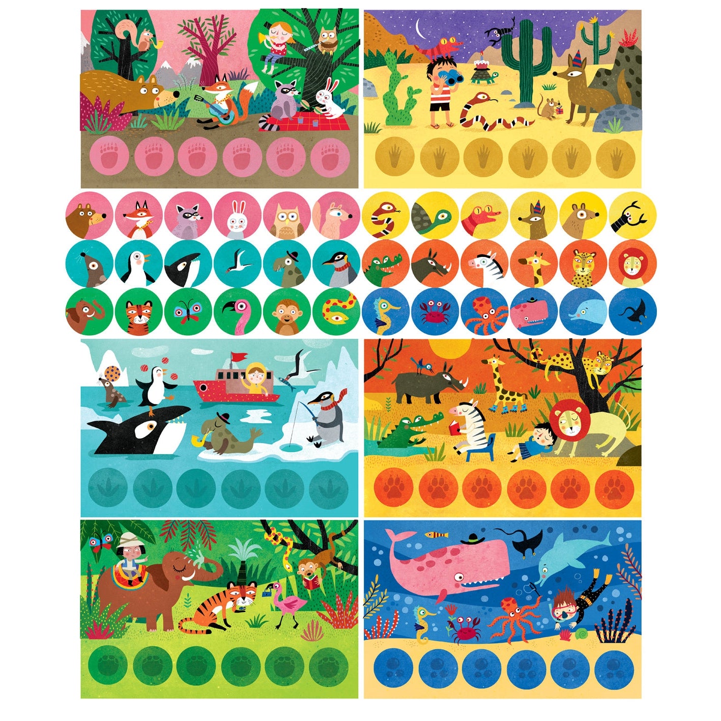 Lotto game: Habitats