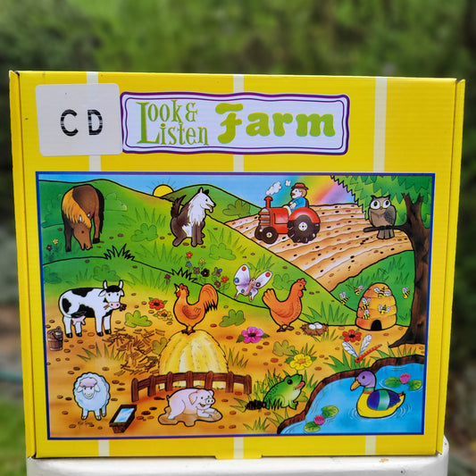 Look & Listen Puzzle: Farm | Identify Sound and Match to Animal