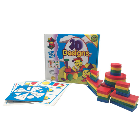 3D Designs: Visual Planning Game | Shape Construction