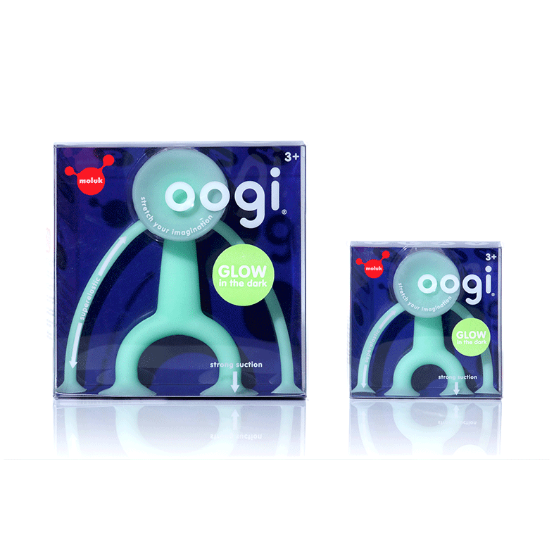Moluk "Oogi Glow" Fidget, Construct Toy {Glow in the Dark}