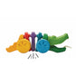 Rainbow Alligator pull-along toy