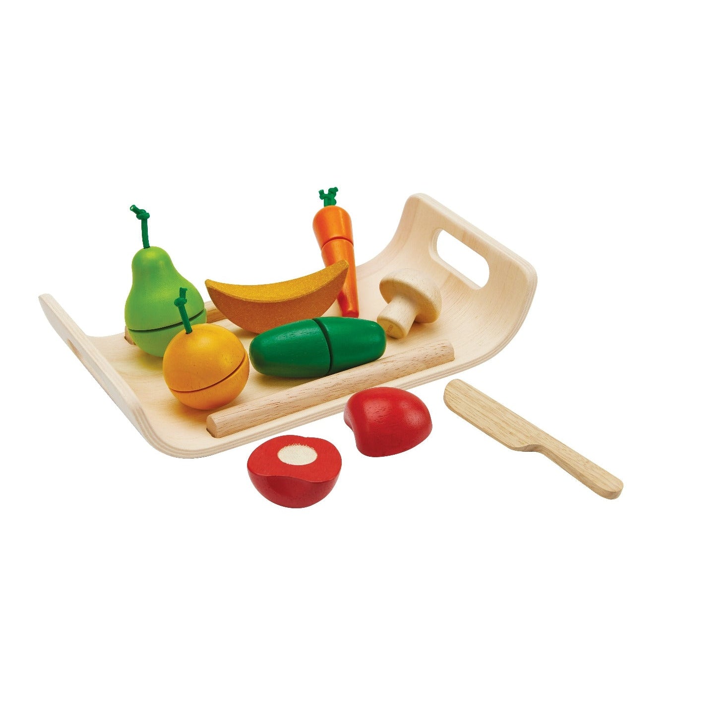 Assorted fruit cutting set