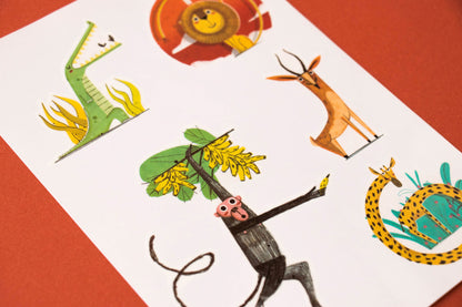 Temporary Tattoos : Jungle theme