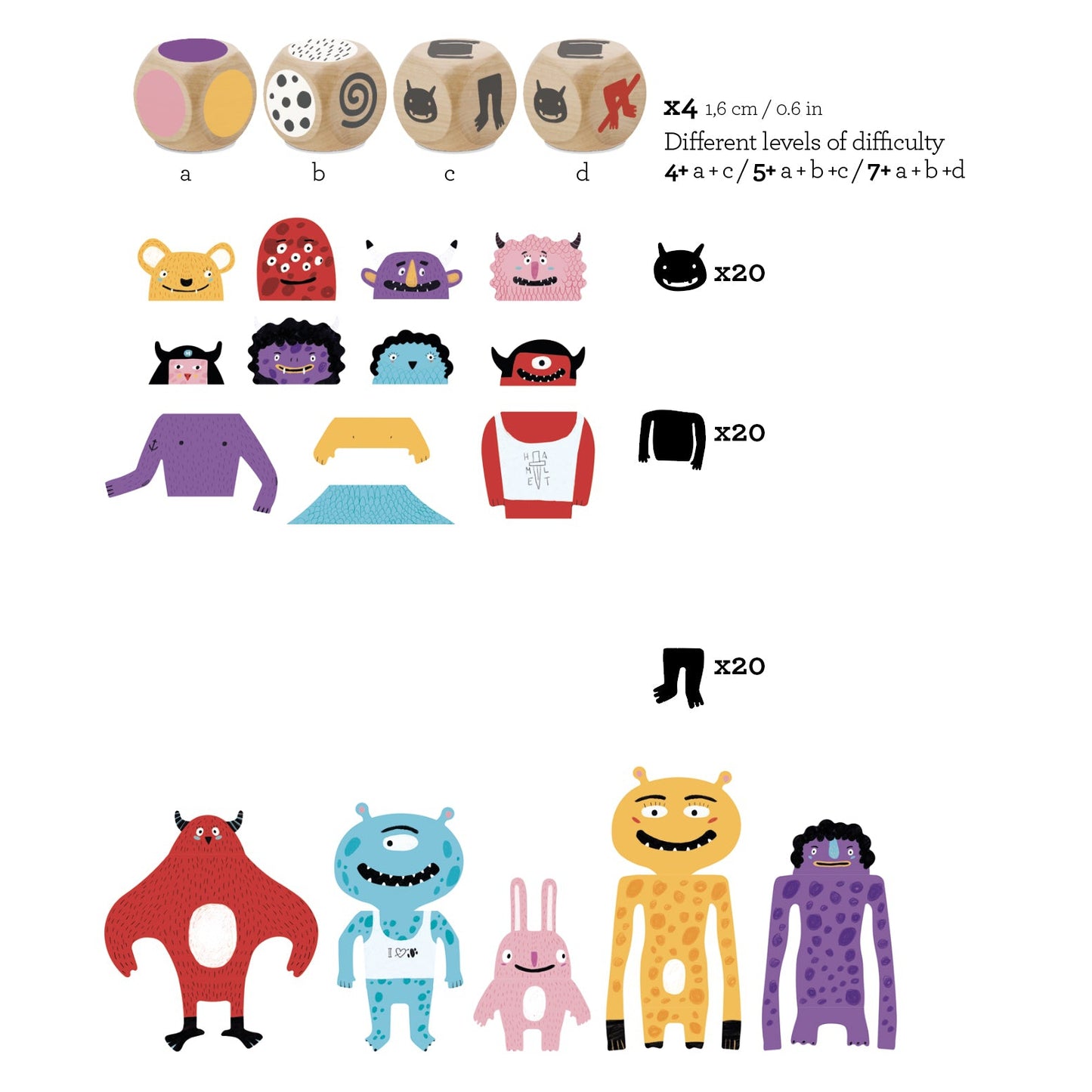 Londji My monsters construction game