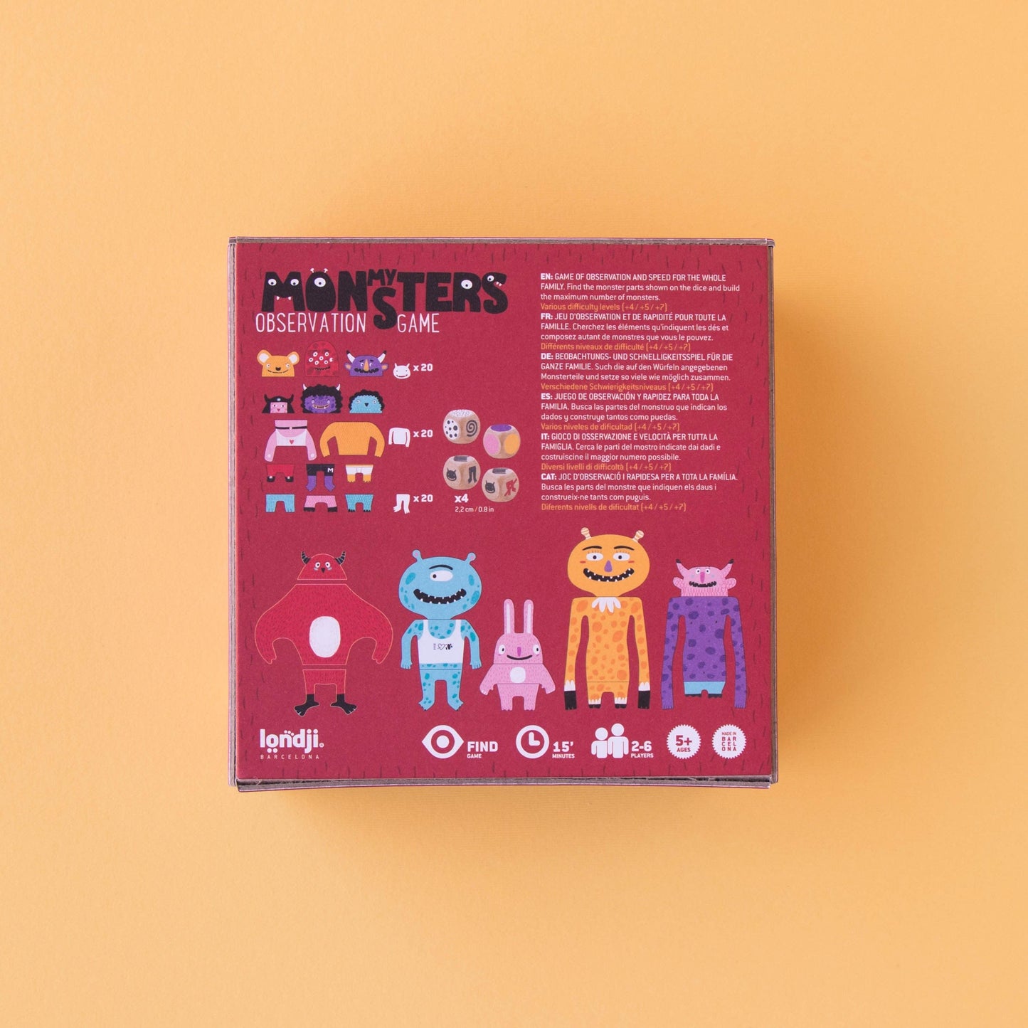 Londji My monsters construction game